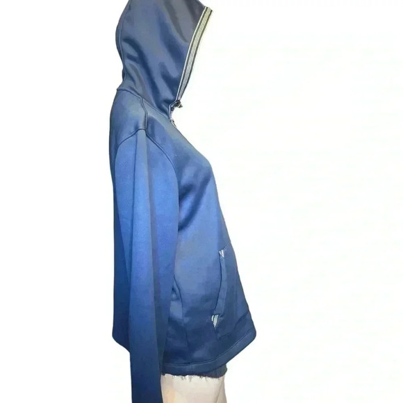 Michael Kors Track Jacket Men’s Size Medium Royal Blue Full Zip Up Hooded Size M - Picture 5 of 11